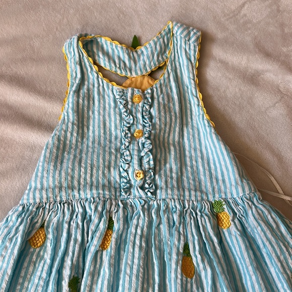 Cotton kids size 3t pineapple sundress - Picture 4 of 4